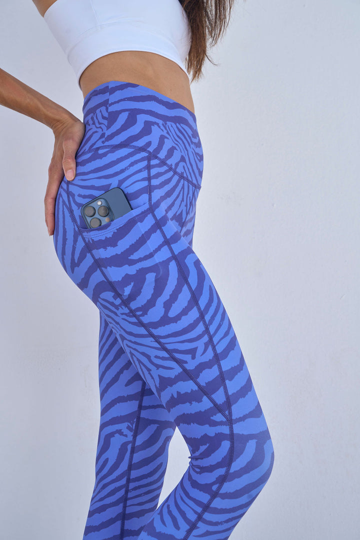 Purple Zebra - Leggings