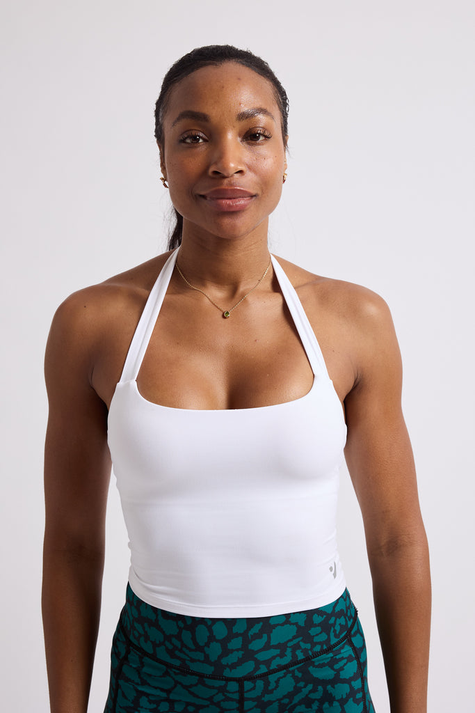 最終価格【yo BIOTOP】rayon bare halter neck BIOTOP(ビオトープ) / 【yo BIOTOP】halter neck linen top (トップス