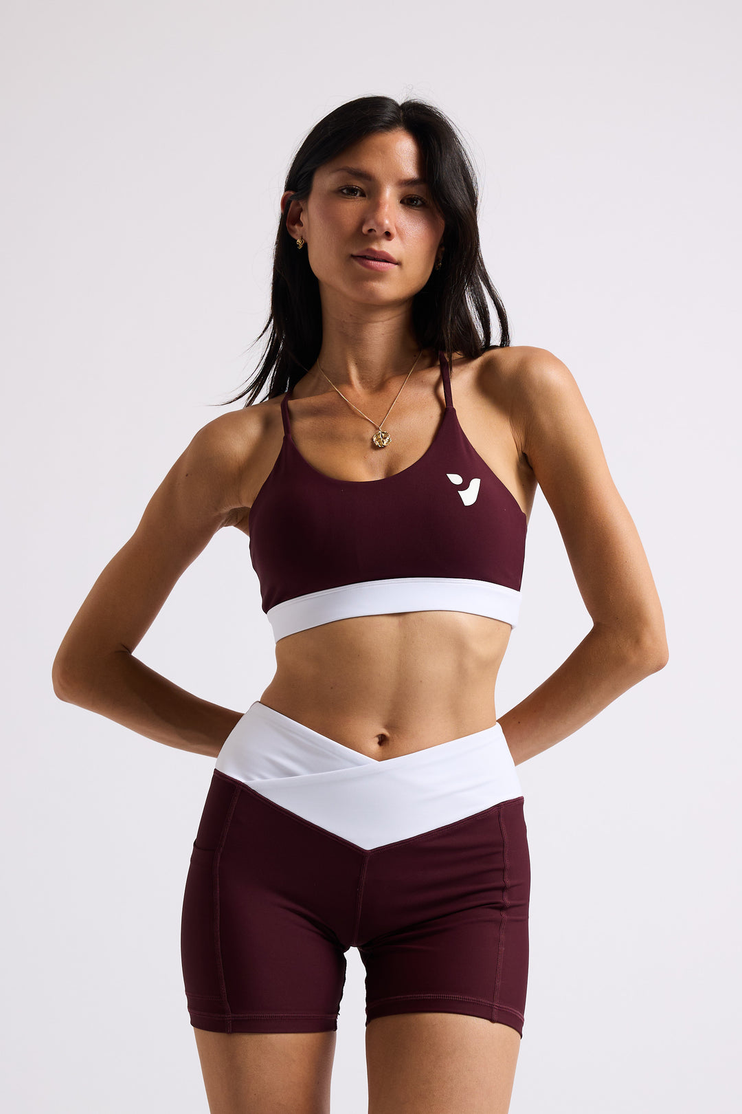 Staple Bra - Maroon