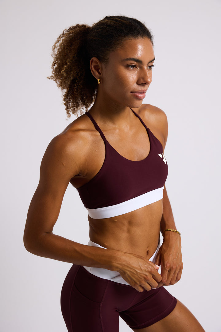 Staple Bra - Maroon