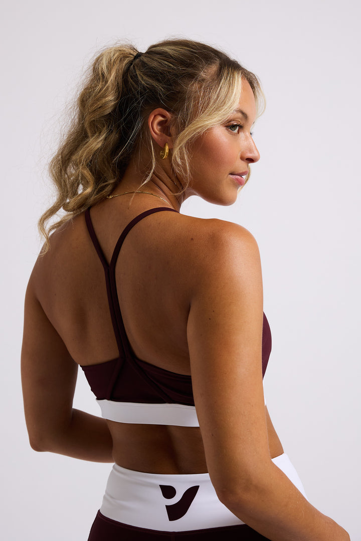 Staple Bra - Maroon