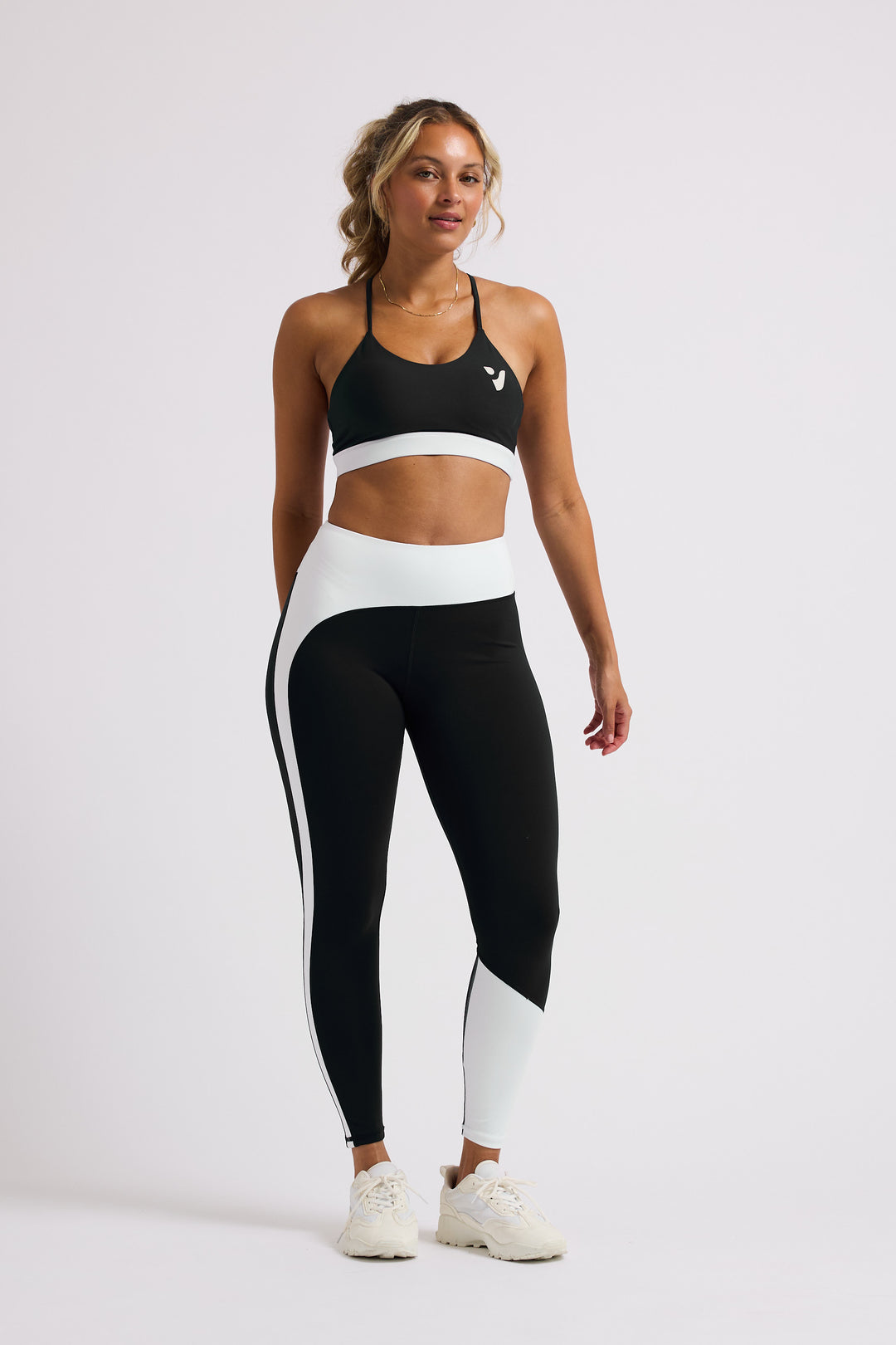 Black White Stripe - Leggings