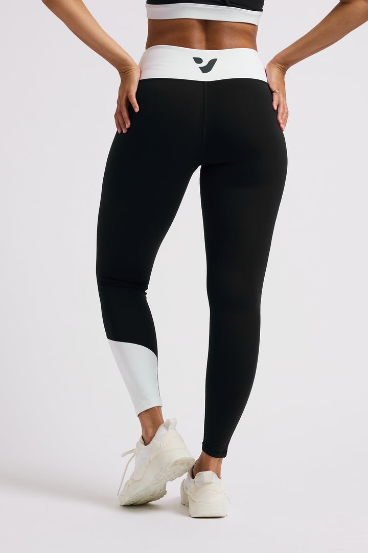 Black White Stripe - Leggings