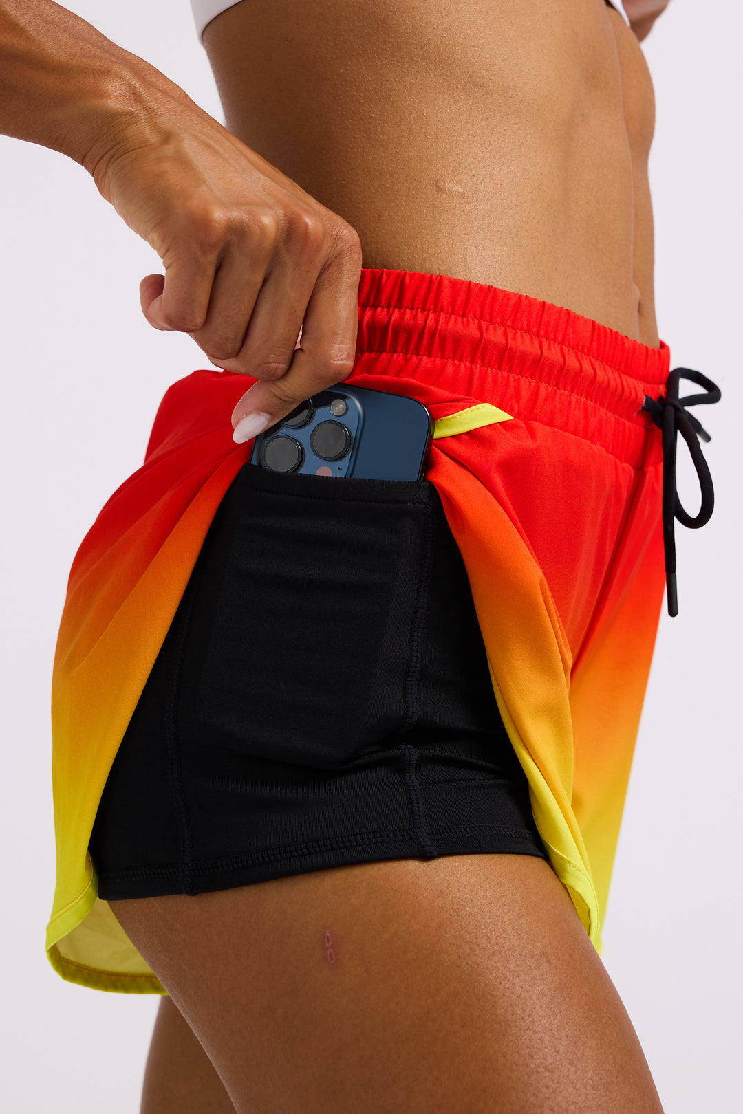 Sunset Gradient - 2 in 1 Racer Shorts