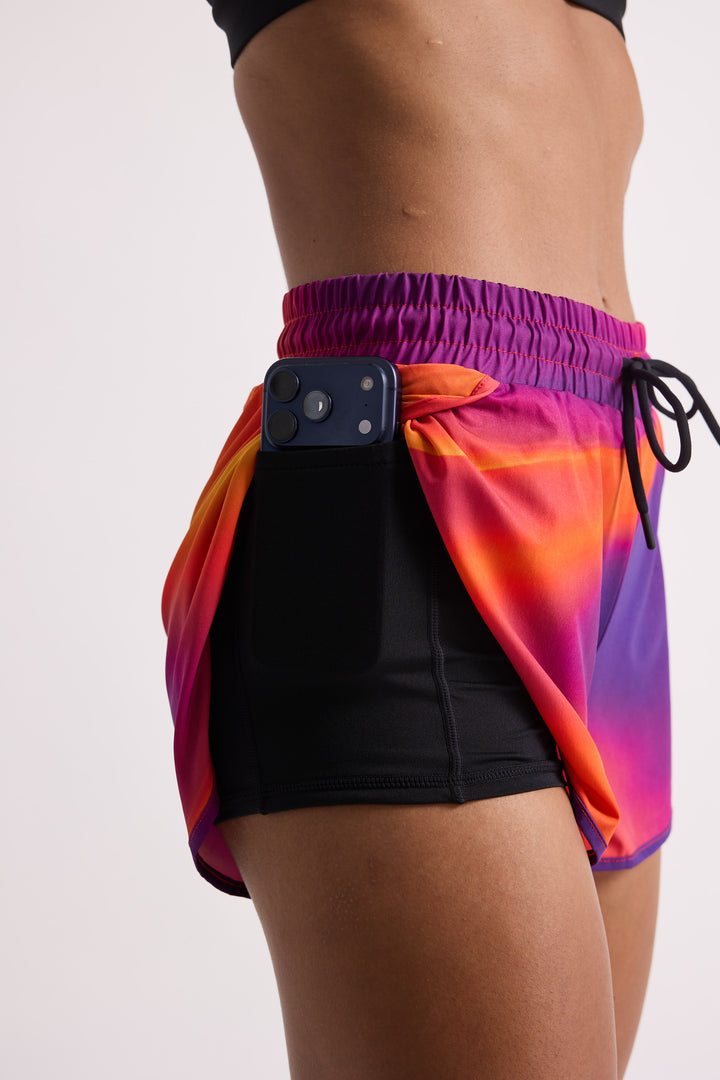 Magma Blur - 2 in 1 Racer Shorts