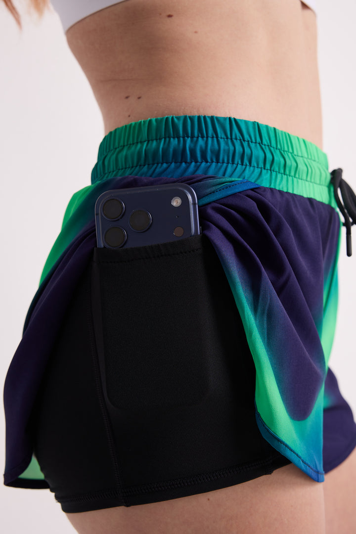 Blue Blur - 2 in 1 Racer Shorts