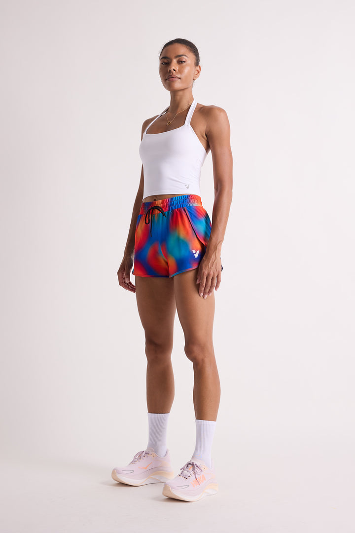 Orange Blur - 2 in 1 Racer Shorts