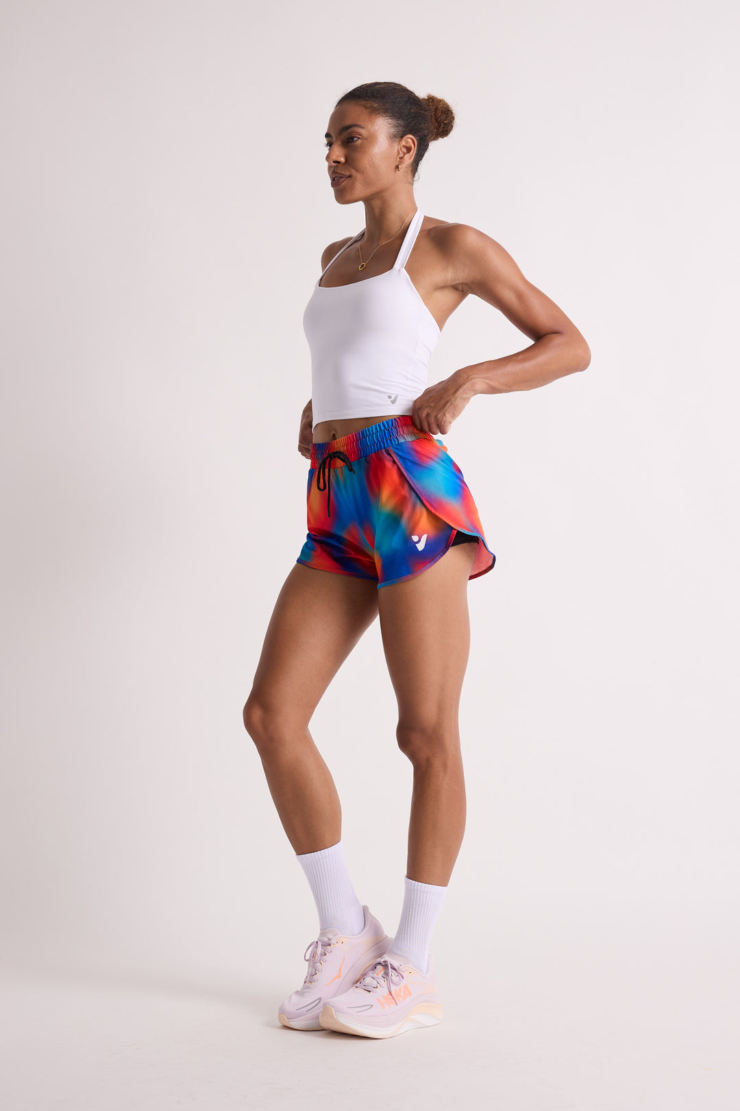 Orange Blur - 2 in 1 Racer Shorts