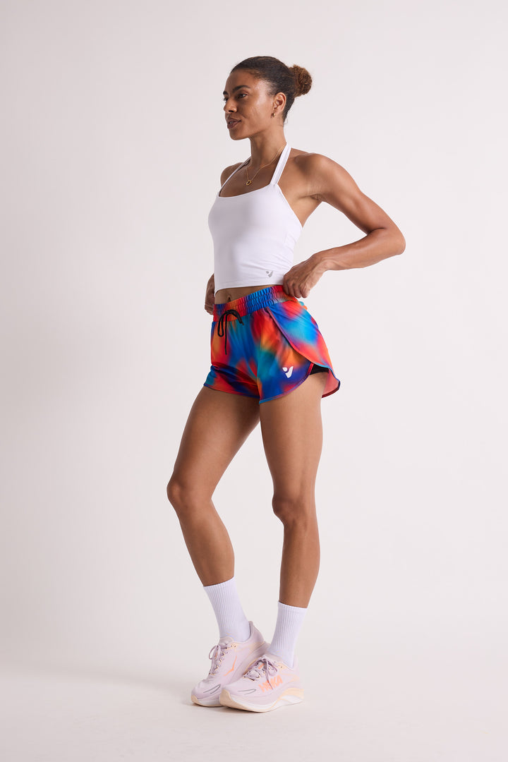 Orange Blur - 2 in 1 Racer Shorts