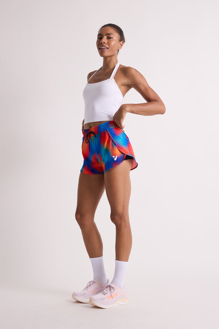 Orange Blur - 2 in 1 Racer Shorts