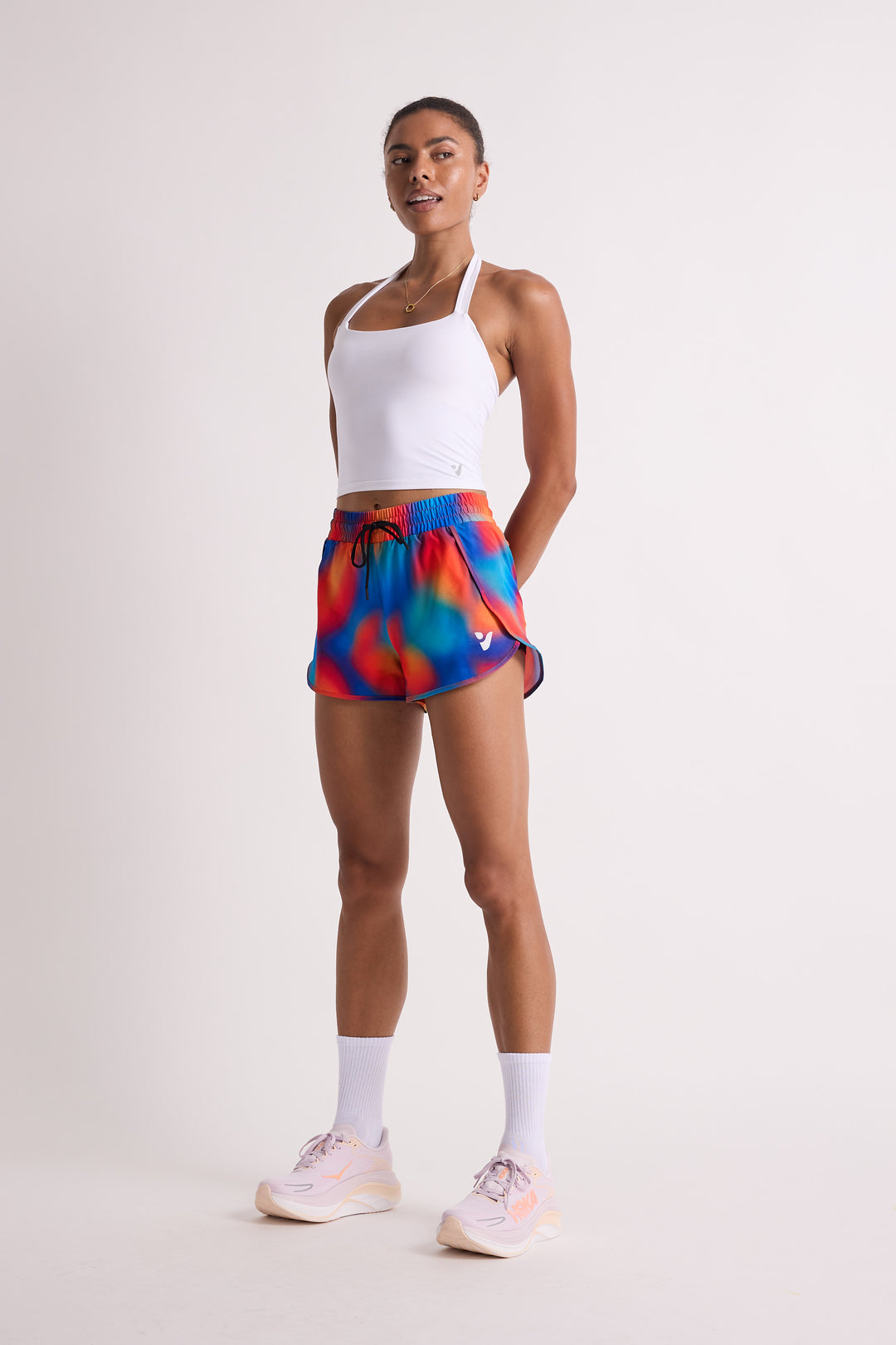 Orange Blur - 2 in 1 Racer Shorts