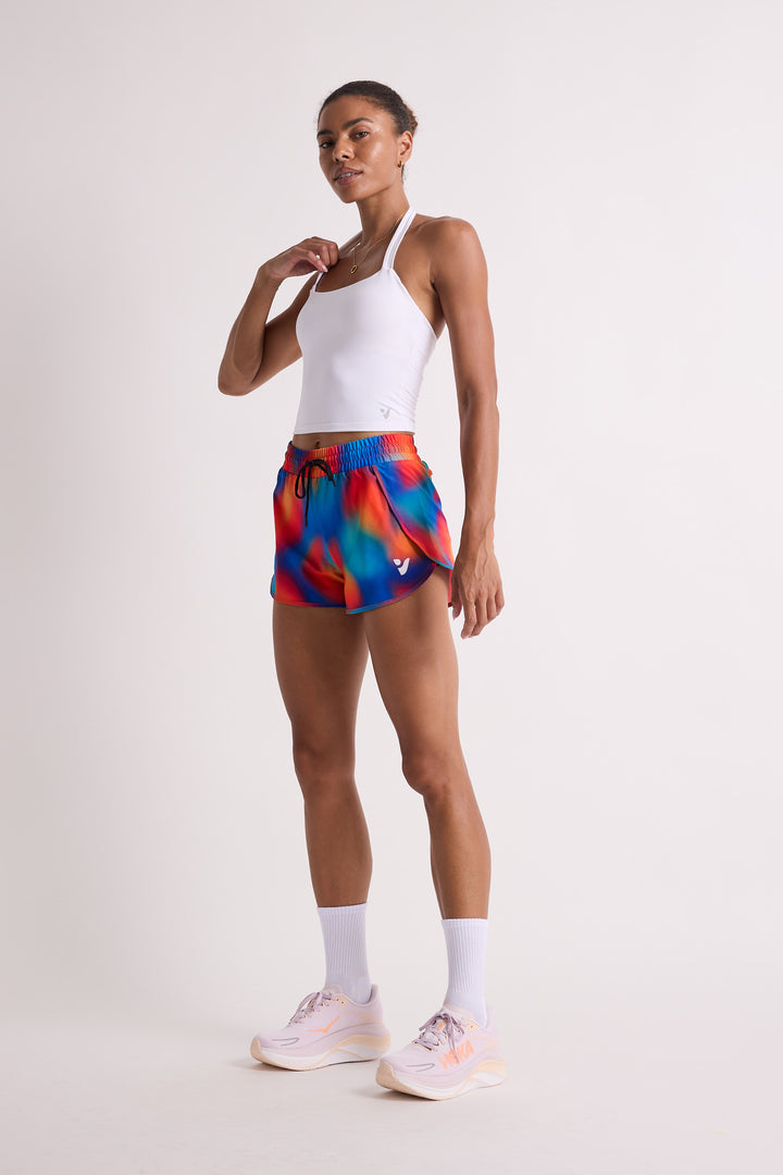 Orange Blur - 2 in 1 Racer Shorts