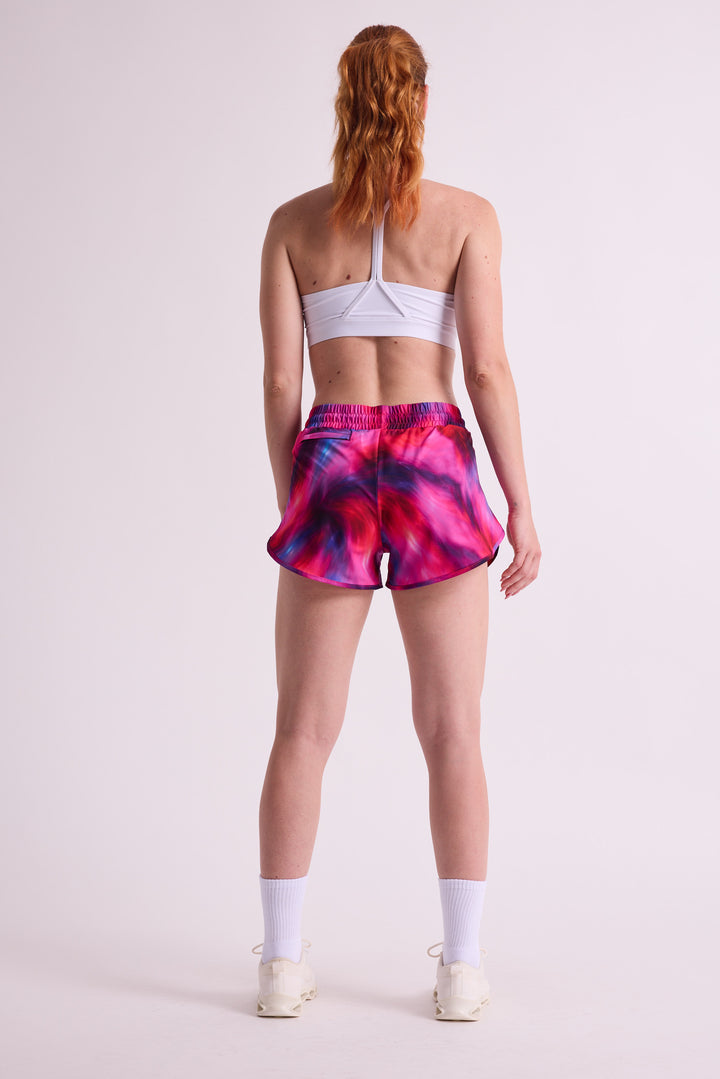 Pink Cosmic - 2 in 1 Racer Shorts