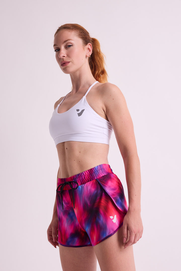 Pink Cosmic - 2 in 1 Racer Shorts