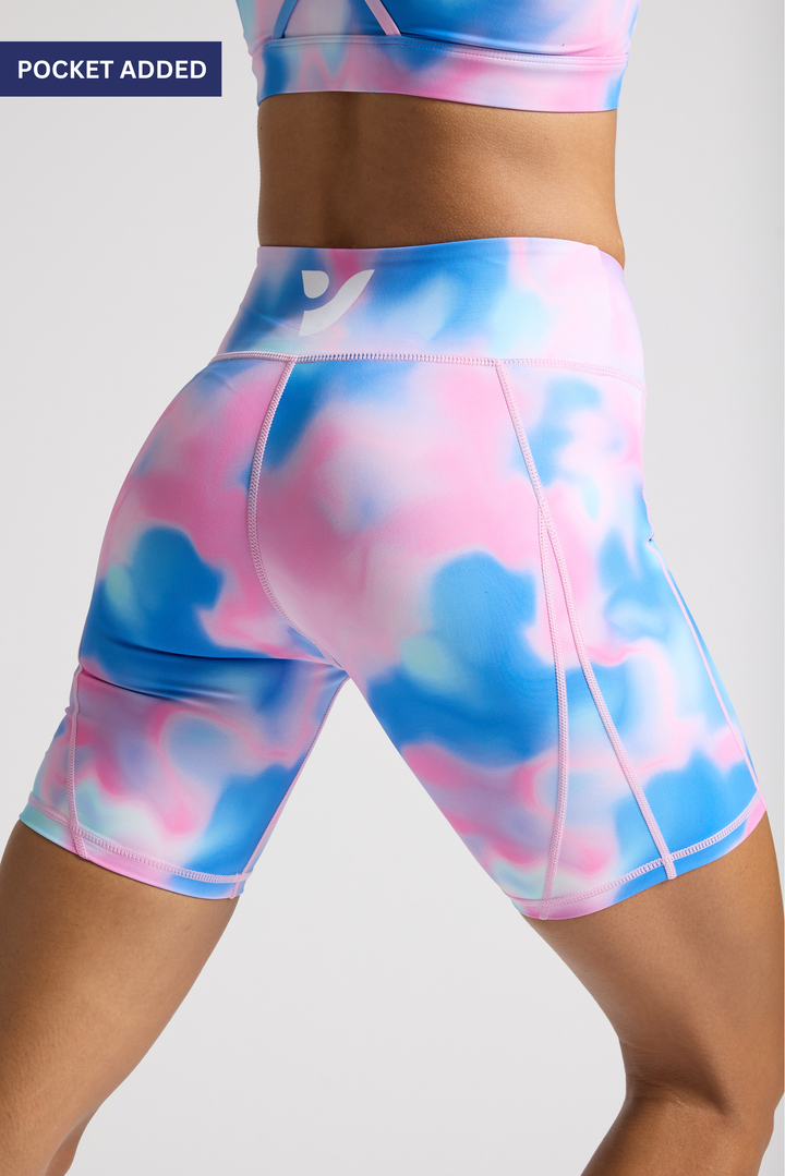 Cotton Candy Biker Shorts 8”