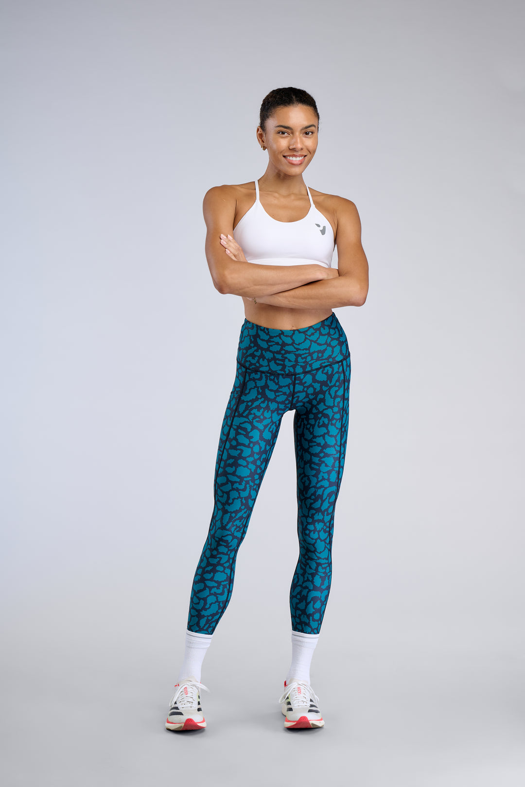 Teal Leopard - Leggings