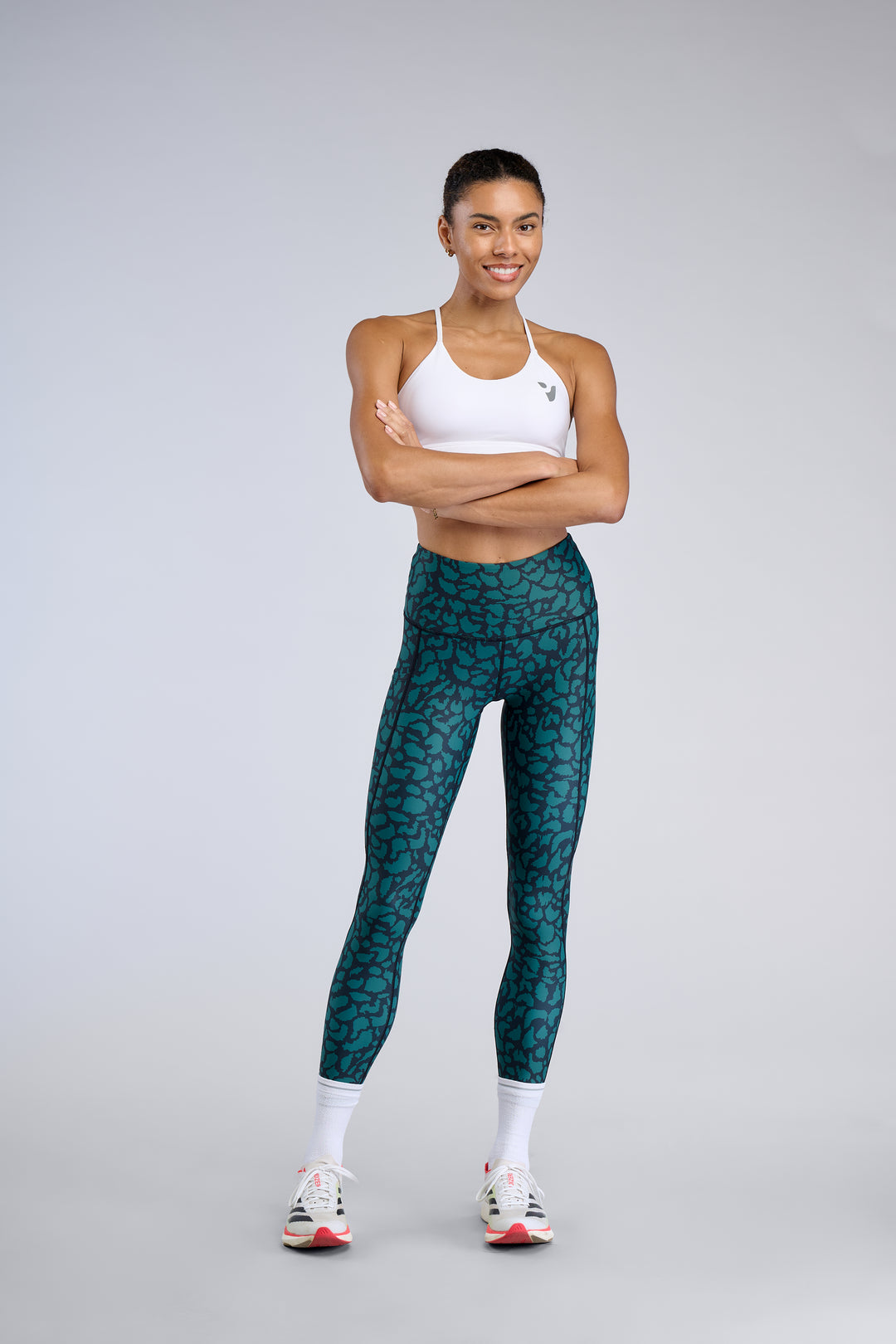 Teal Leopard - Leggings