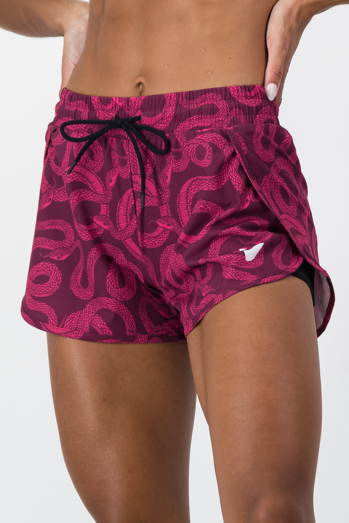 Medusa - 2 in 1 Racer Shorts