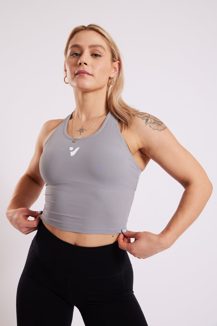 Slate Ribbed Tank