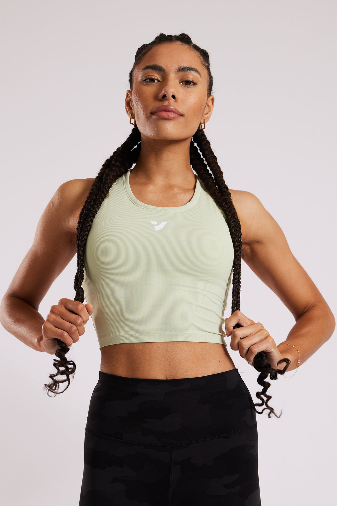 Mint Ribbed Tank