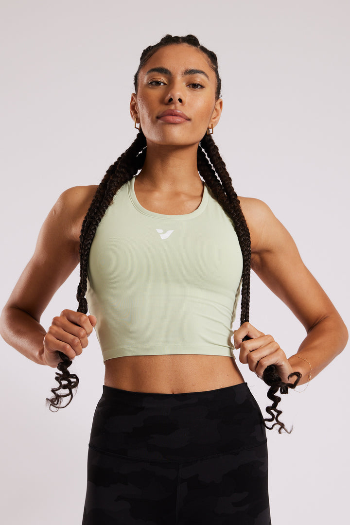 Mint Ribbed Tank