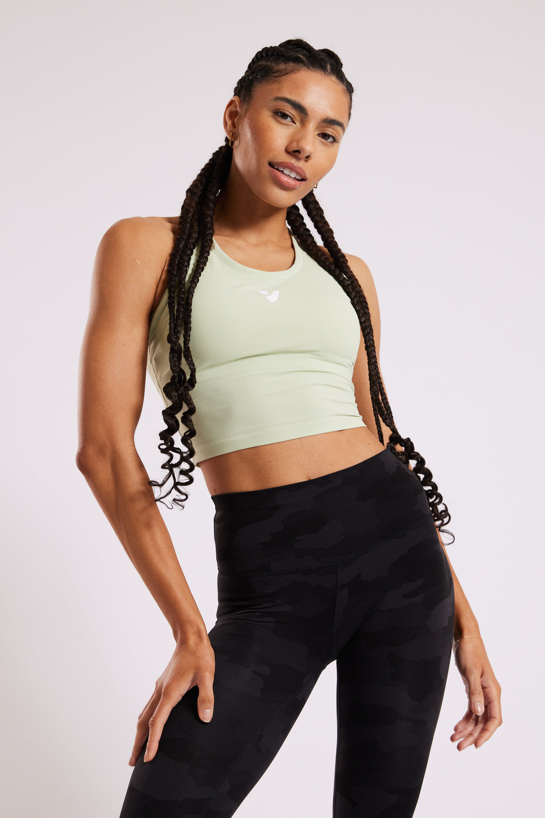 Mint Ribbed Tank